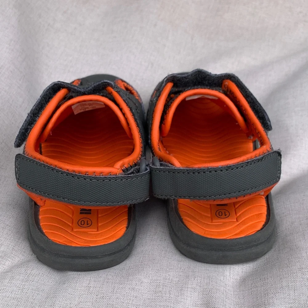 Kids Outdoor Adventure Sandals - Gray and Orange